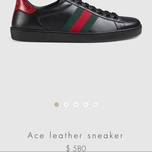 Gucci ace sneakers black